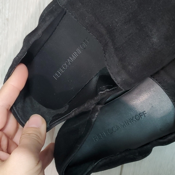 Rebecca Minkoff "Like New"Womens Suede Flats Loafer shoes sz 7M - Picture 10 of 11